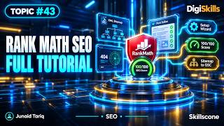 Rank Math SEO Plugin Full Tutorial | Topic #43 SEO - Skills Cone