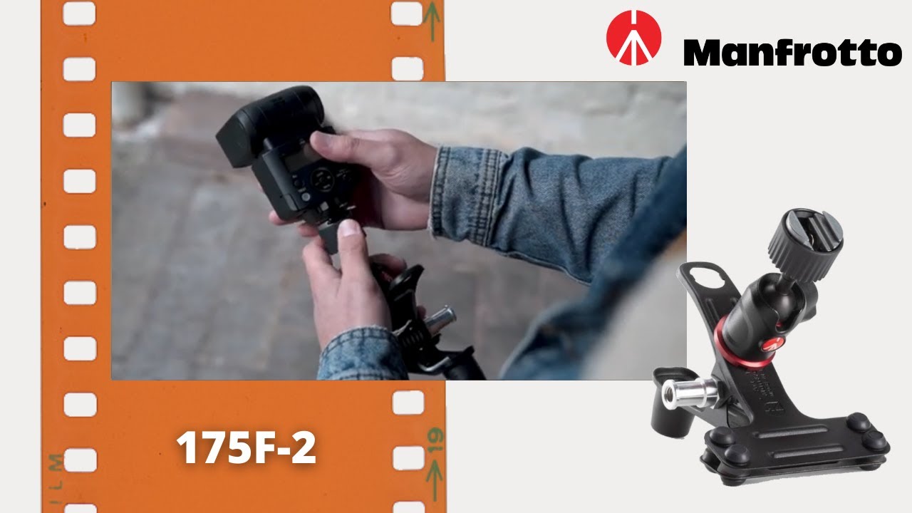 Pince Manfrotto 175 Pour Éclairage - Fabriquée En Italie - Occasion Excellent État