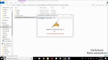 [Hovatek] Mediatek auto TWRP recovery porter v1.3 GUI