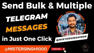Send Telegram Bulk Messages with AI-Powered - Telegram Message Sender Software in Just One Click screenshot 1