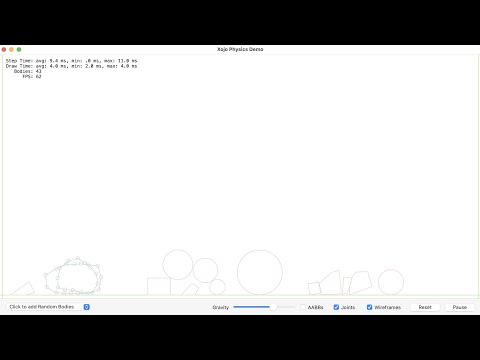 Xojo Physics Engine (Box2D Port)