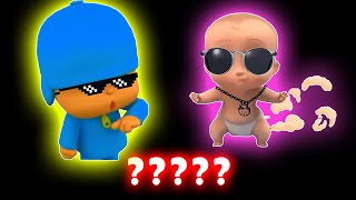7 Pocoyo & Too Too Boy Go Away & Fart Sound Variations In 33 Seconds