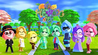 🍒🍊🍋The Heroic Six in Tomodachi Life: Living the Dream Part 2🍐🫐🍇