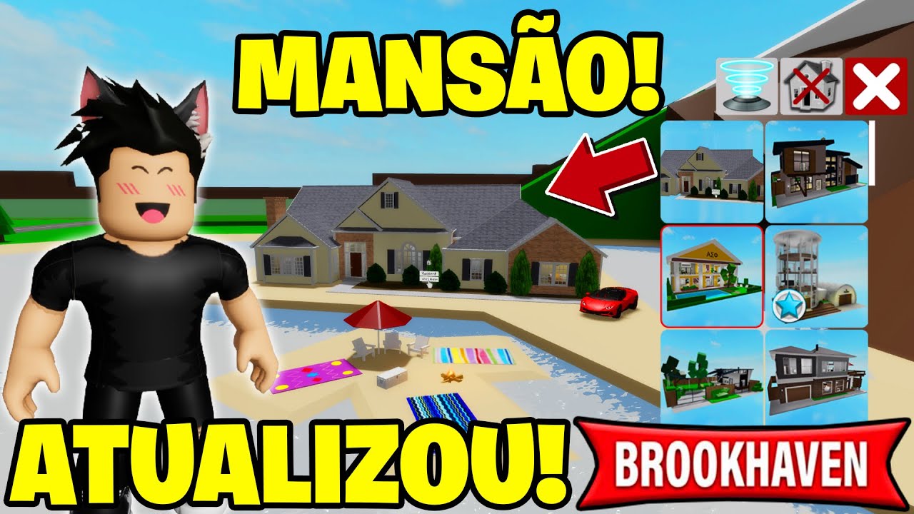 AGORA - ATUALIZAÇÃO DO BROOKHAVEN DE 2022😱🏡- ROBLOX 