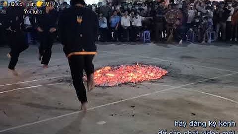 Lễ hội Bàn vương năm 2022 và tiết mục nhảy lửa của dân tộc dao-đồn đạc, tại sơn hải,nam sơn- Ba chẽ