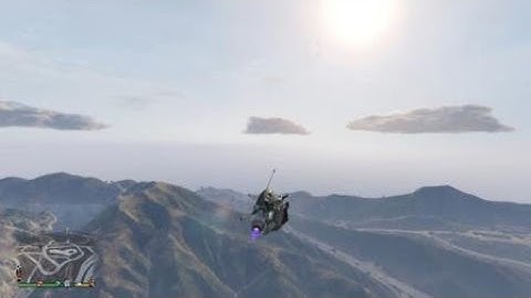 Gta 5 learning how to fly upside down on an oppressor mk2!
