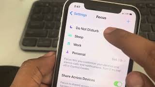 How to delete a schedule of do not disturb mode in iPhone