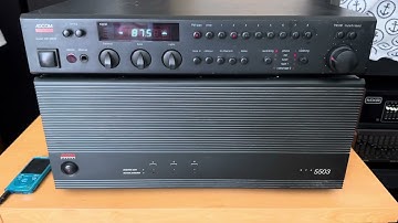 Adcom Amp & Preamp
