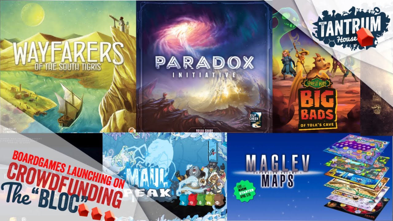 Upcoming Board Games April 2022 1st half
