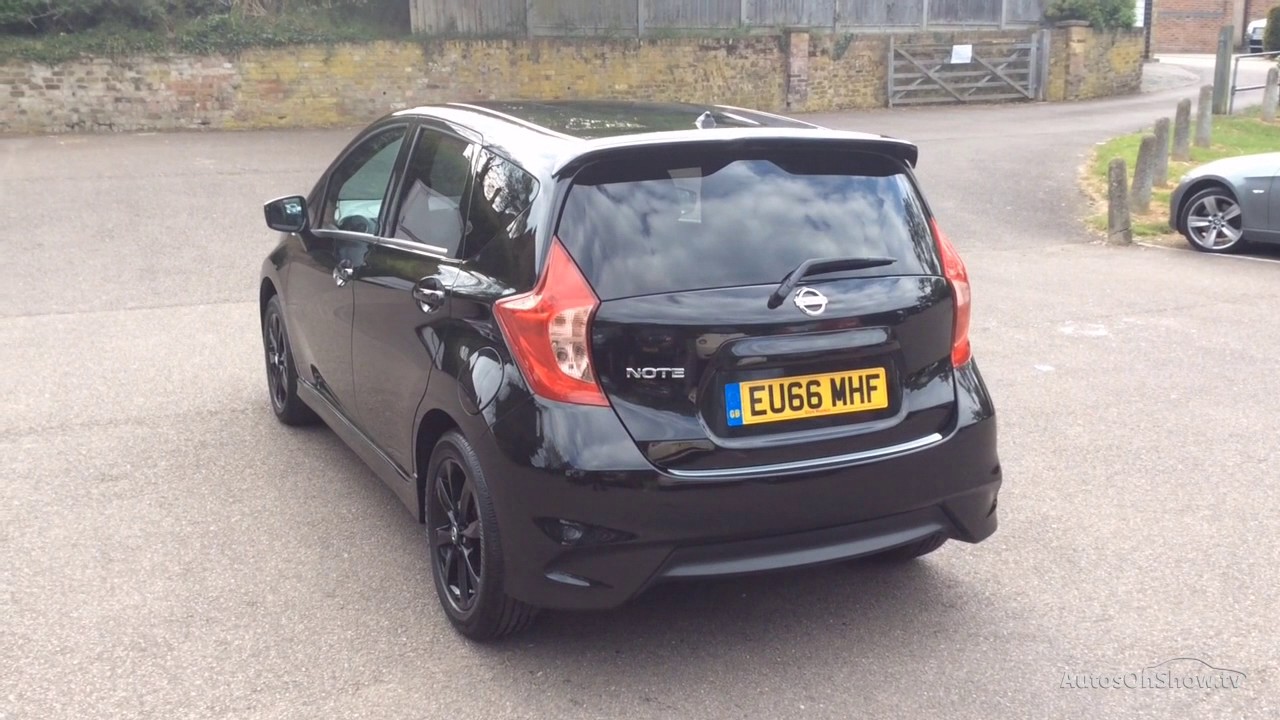 Nissan Note Black Edition Black 2016 Youtube