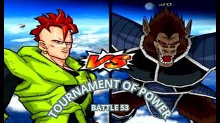 Android 16 VS Great Ape Turles (COM VS COM) - Battle 53 | 1st Round / 1º ToP