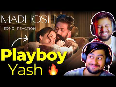 Madhosh Reaction 🔥 | Toxic Hindi Song | Yash & Tara Sutaria | The Reacting Bros