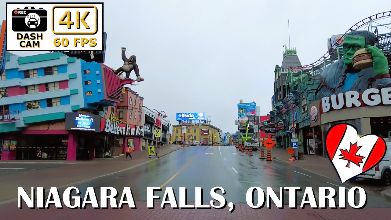 🚗 4K Drive Through Niagara Falls, Ontario 🇨🇦 | Scenic Roads & Iconic Views 🌊🍁