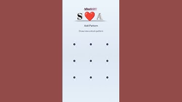 #SA  Pattern lock 💞 name status        | S❤A whatsapp status #shorts #status #youtube #youtubeshorts