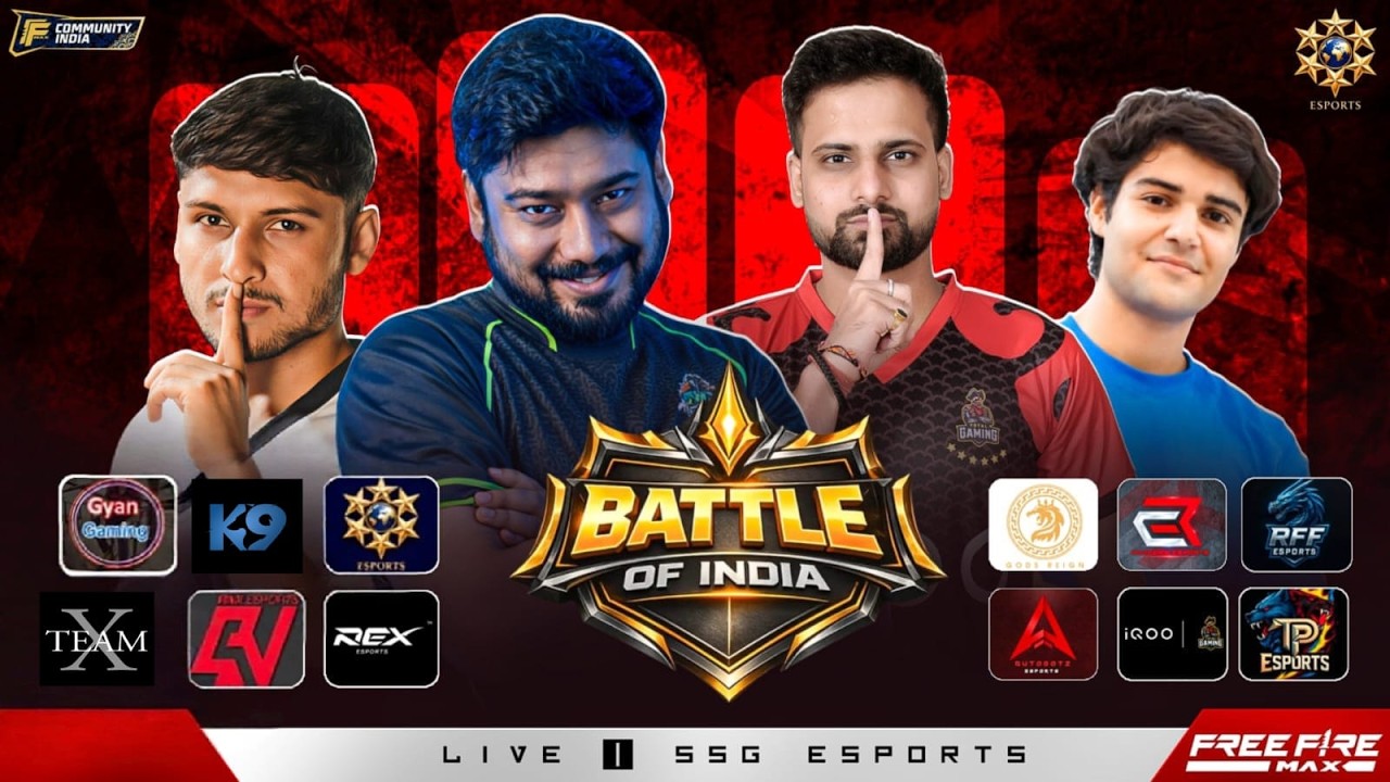 BATTLE OF INDIA FT iQOO TG, GDR, GG, RNX & MORE  LEAGUE STAGE 4  PRESENTED BY SSG ESPORTS