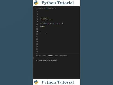 Multiple For Loop List Comprehension | Python Tutorial - YouTube