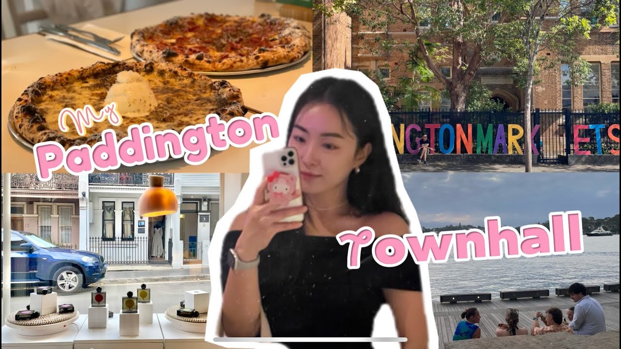 Ep.11 🇦🇺 시드니마켓구경ㅣ패딩턴마켓ㅣ타운홀ㅣ호주에 친구가 생겼어요