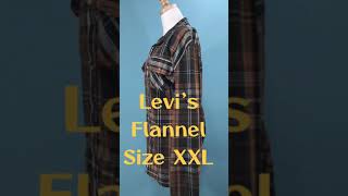 @Thrift_at_home Presents: Thrifty Flannel - Levi's Size L - #Shorts
