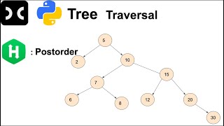 Postorder Traversal | HackerRank | Tree | Recursion | Python