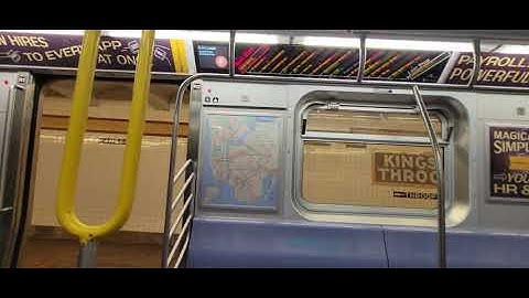 On board a Rerouted Siemens R160 F train via the C line to Hoyt Schermhorn