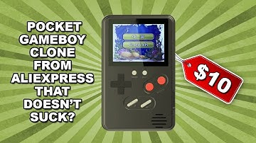 Gameboy Pocket Clone from Aliexpress for $10: 168 in 1 Gameboy Color Famicom Emulation | We Deem