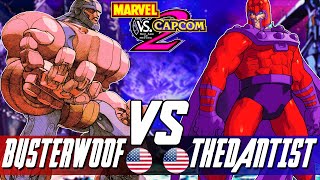 Marvel Vs Capcom 2Busterwoof Vs Thedantist High Level Gameplay.