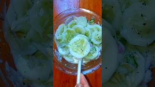 homemade tasty cucumber salad | asmr food asmr trending streetfood breakfast cucumber shorts