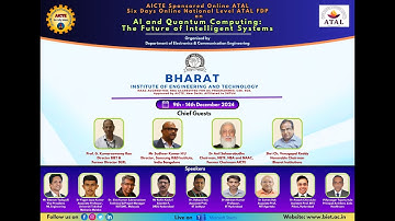 AICTE ATAL FDP on AI and Quantum Computing: The Future of Intelligent Systems