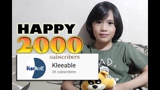 2000 Subscribers Reached | Kleeable by The Nature Nomad 207 views 3 years ago 1 minute, 31 seconds