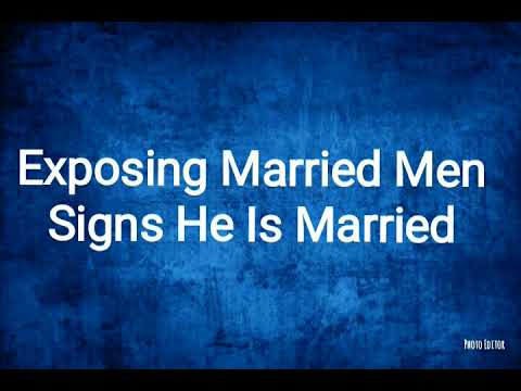 Video: How To Tell If A Man Is Married