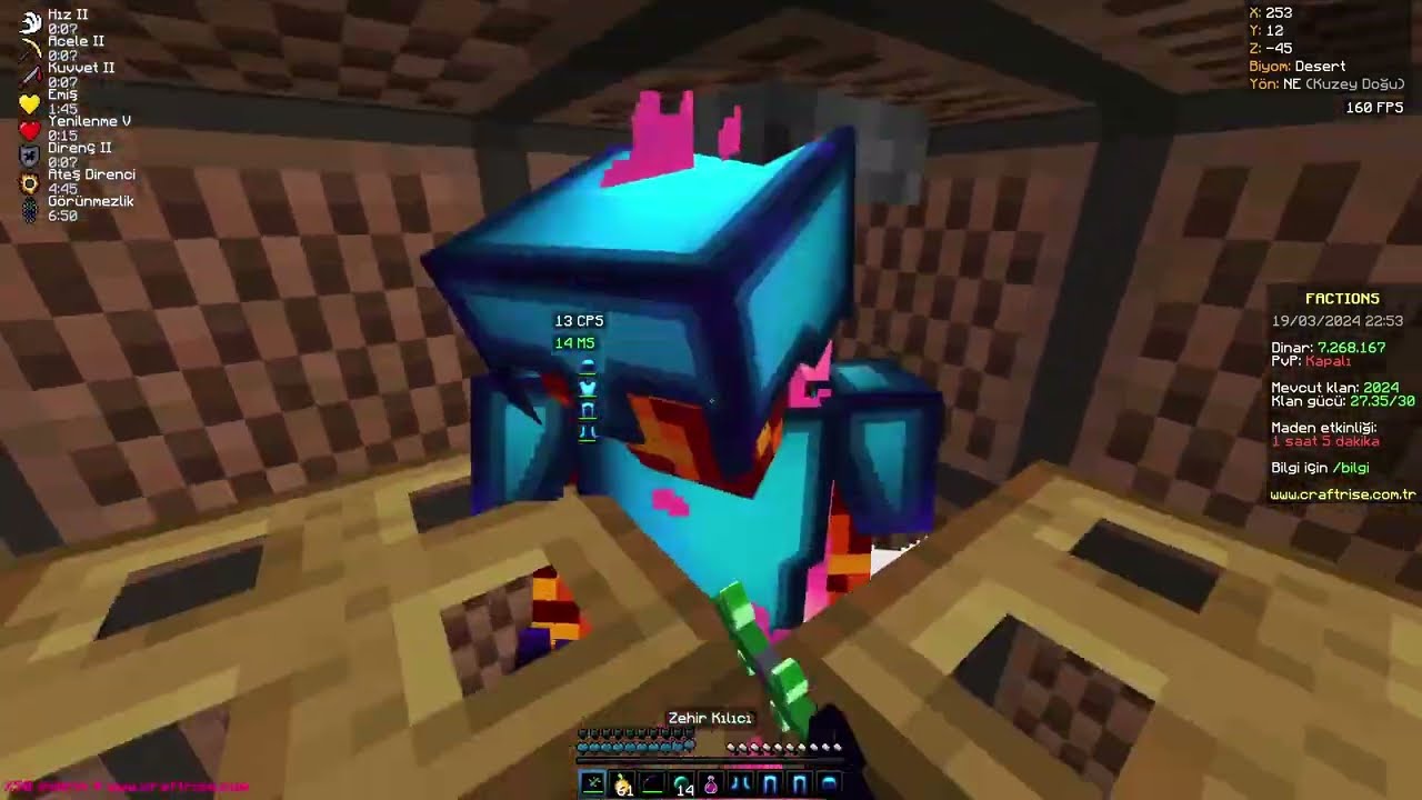 İFTARA ÖZEL YEMEK YEMELİK VS VİDEOSU #craftrise #factions