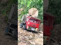 ISUZU RC Truck delivery heavy stone!  #rccar#truck #toys