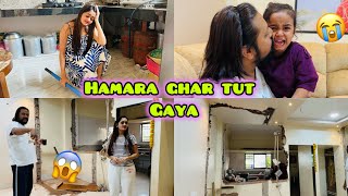 Hamara Ghar Toot Gaya 🥺 Ab Rehne ko Jagah nahi 😭 Bindass Kavya Ka New Dream House