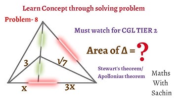 Video-8-Stewart Theorem & Apollonius Theorem