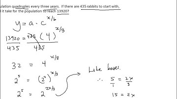 Math 3200 - Ch.7 Sec.7.3 - Solving Exponential Equations - Applications