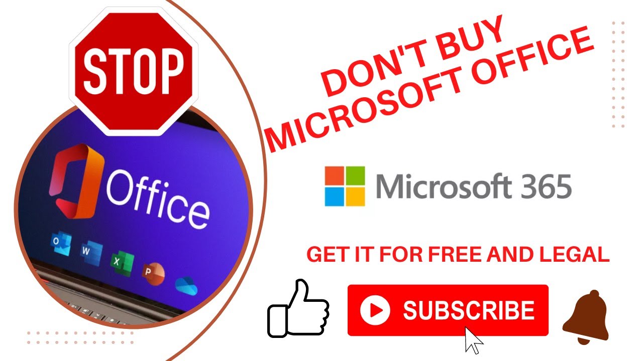 How to GET MICROSOFT OFFICE 365 for FREE YouTube