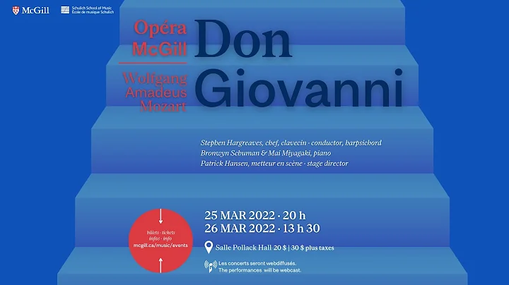 Opera McGill | Don Giovanni - March 25, 2022