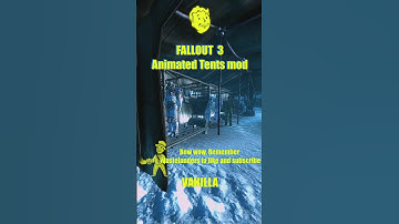 FO3 | MOD 💾FALLOUT 3 Animated Anchorage Tents 2 #FO3 🎪 #MOD #Fallout3 #modding