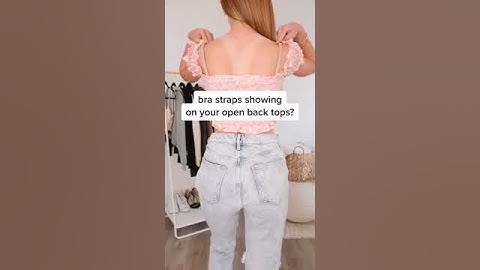 Bra Straps Showing On Your Tops? #Shorts