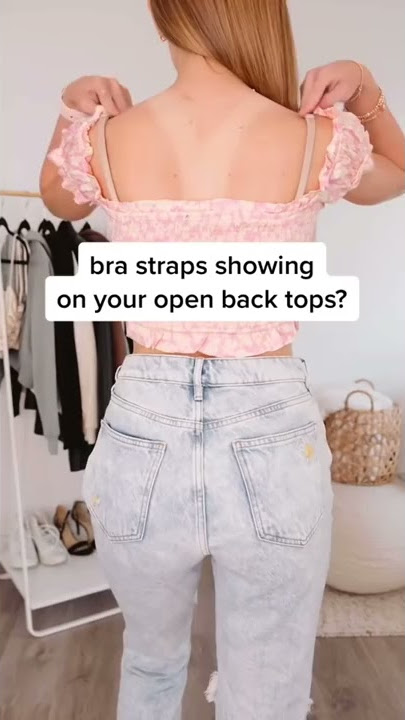 Bra Straps Showing On Your Tops? #Shorts