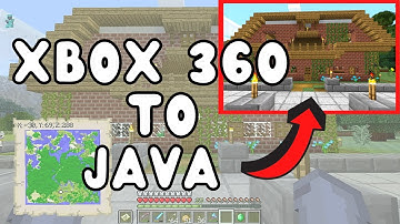 i transferred my XBOX 360 world to JAVA EDITION and here is what happened