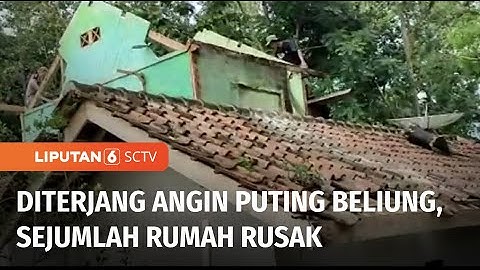 Puluhan Rumah Rusak Diterjang Angin Puting Beliung | Liputan 6