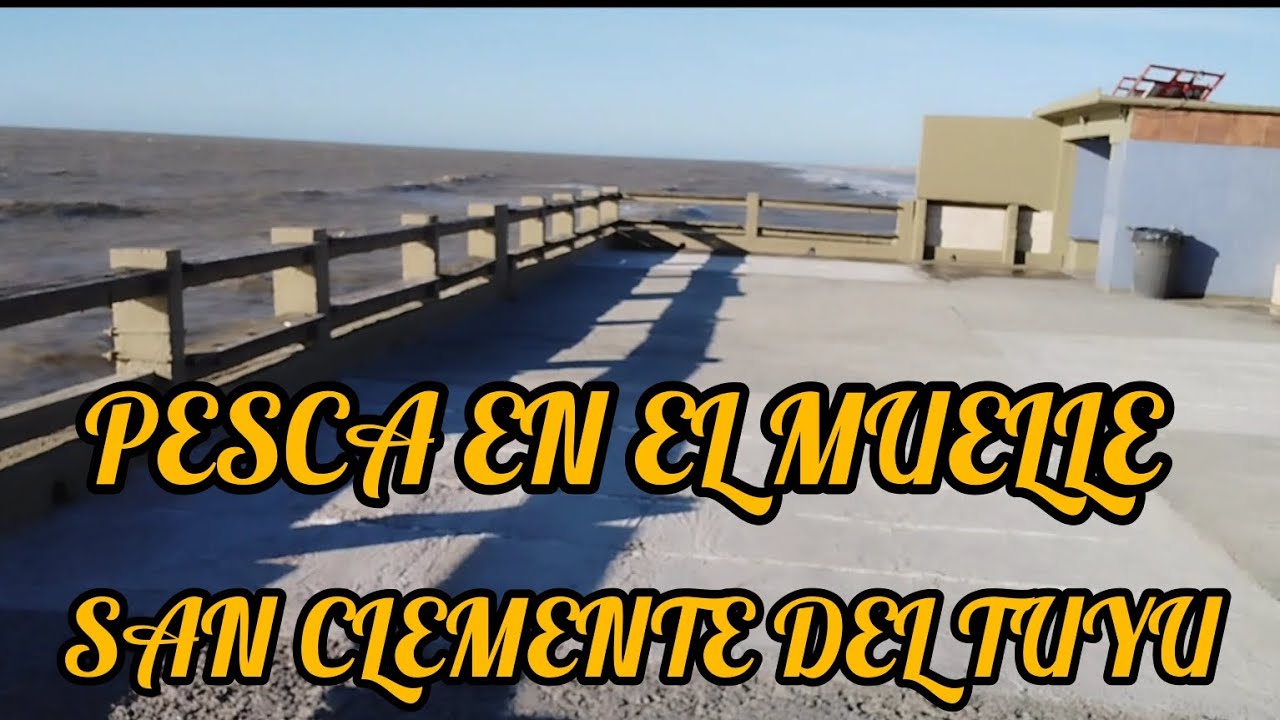 🔥🔥PESCA EN EL MUELLE SAN CLEMENTE DEL TUYU🎣🎣.
