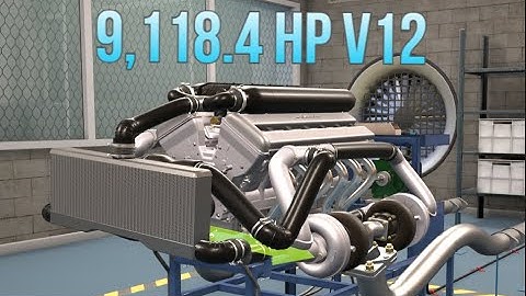 Most Powerful V12 in Automation (9,118.4 HP) LCV 4.2