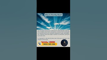 Why is the sky blue?#tattvaacademy #iitjee #neet
