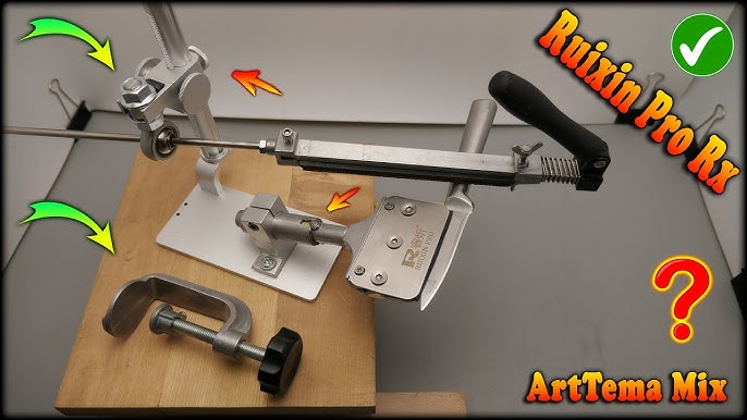 Upgraded Knife sharpener Ruixin Pro RX 009  We make a semi-automatic  rotary mechanism for a knife. 