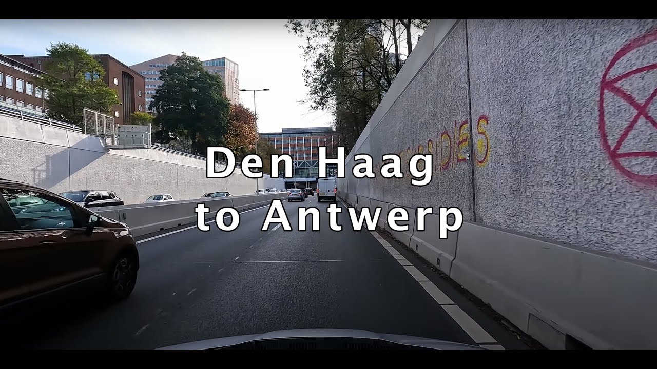 Den Haag | A4 Highway | Antwerp | 4K drive - YouTube
