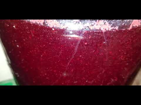 Homemade cherry wine