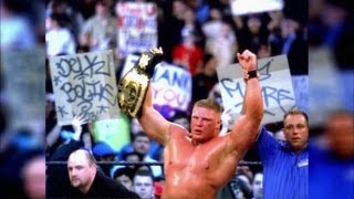 A Special Look At Brock Lesnars Biggest Wwe Matches Raw, April 23, 2012