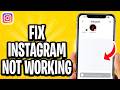How To Fix Instagram Not Working (Why Is Instagram Down)